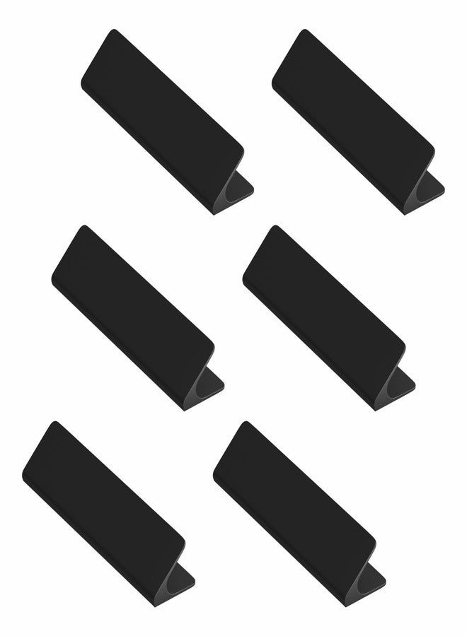 LAPO 6 Piece Cabinet Knobs - Drawer Knobs for Kitchen, Cupboards & Dressers (Material-Aluminum, Black Finish) - Image 1